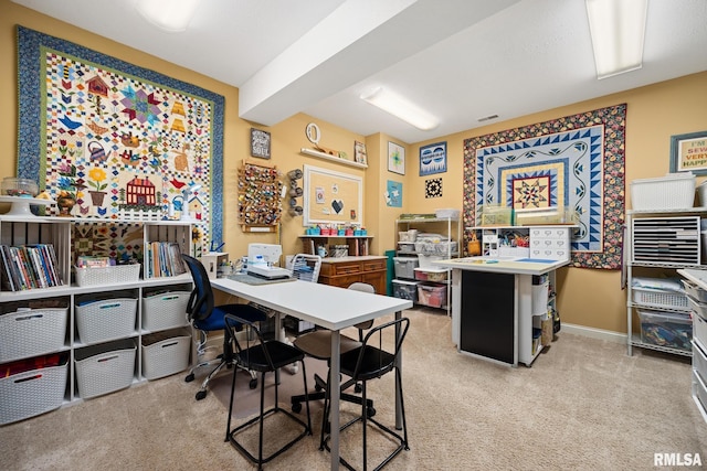 88 Waldheim Rd, Morton, IL 61550 - carpeted home office with baseboards