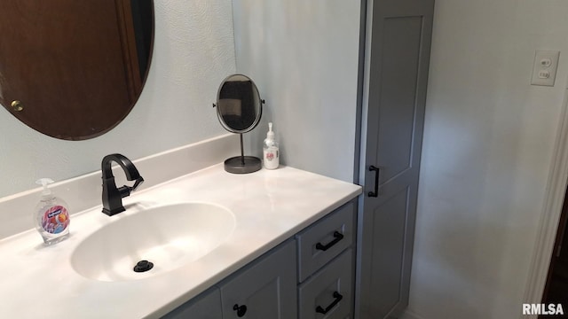 751 N 3rd St, Cuba, IL 61427 - bathroom featuring vanity