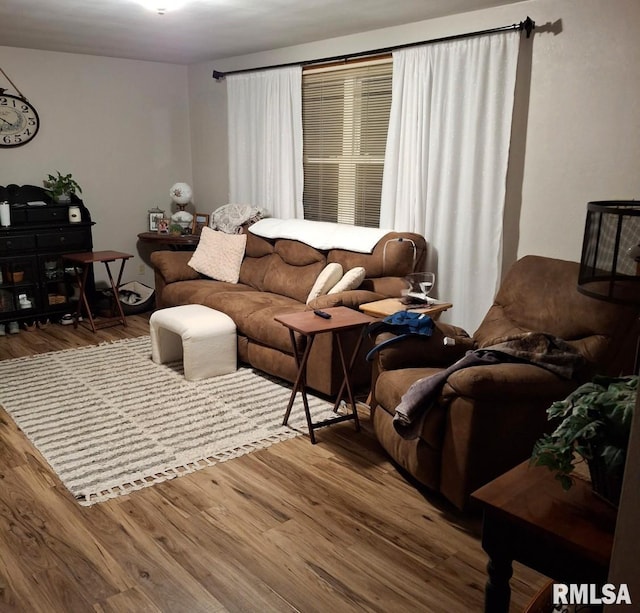 751 N 3rd St, Cuba, IL 61427 - living room with wood finished floors