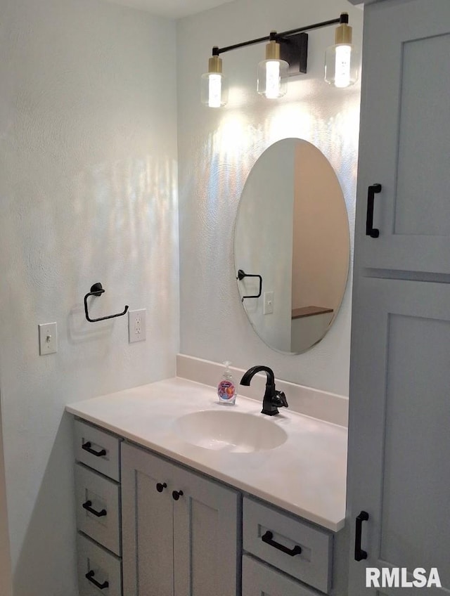 751 N 3rd St, Cuba, IL 61427 - bathroom with vanity