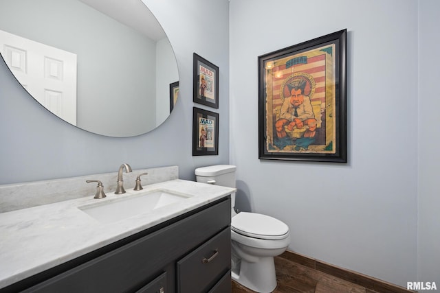 11 Lahood Ln, Washington, IL 61571 - half bath featuring wood finished floors and vanity