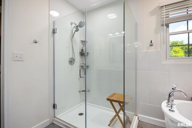 11 Lahood Ln, Washington, IL 61571 - full bath with a shower stall and a freestanding tub