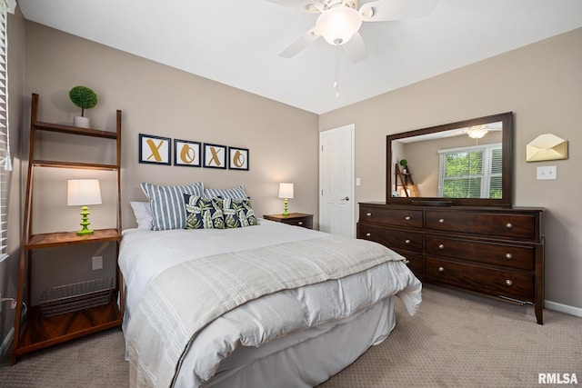 11 Lahood Ln, Washington, IL 61571 - bedroom with light colored carpet and ceiling fan