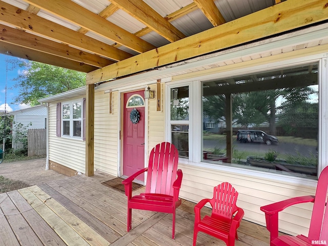 1506 S Capitol St, Pekin, IL 61554 - view of wooden deck