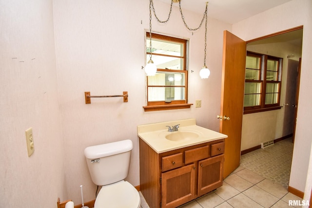 1602 Highwood Ave, Pekin, IL 61554 - bathroom featuring vanity and tile patterned floors