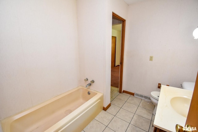 1602 Highwood Ave, Pekin, IL 61554 - full bath with a tub, tile patterned floors, and vanity