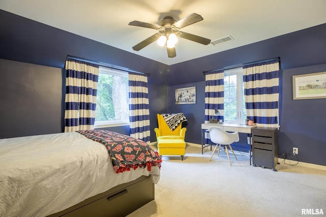 512 Hidden Ln, Peoria, IL 61614 - bedroom featuring carpet and ceiling fan