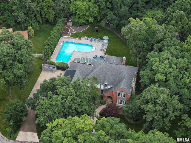 512 Hidden Ln, Peoria, IL 61614 - view of property location featuring a pool