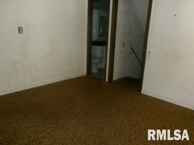 102 N Park Ave, Manito, IL 61546 - unfurnished room with dark colored carpet and baseboards