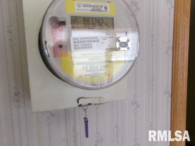 102 N Park Ave, Manito, IL 61546 - exterior view of electric meter