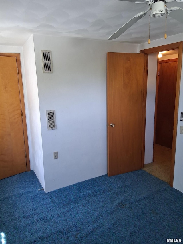 102 N Park Ave, Manito, IL 61546 - carpeted empty room featuring a ceiling fan