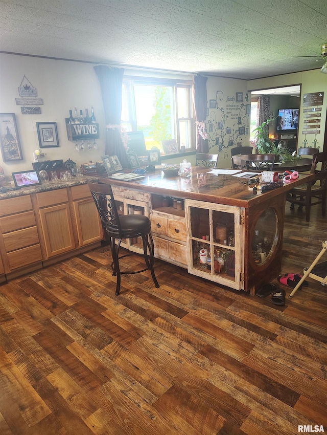19635 E 800th St, Sciota, IL 61475 - bar featuring dark wood-type flooring