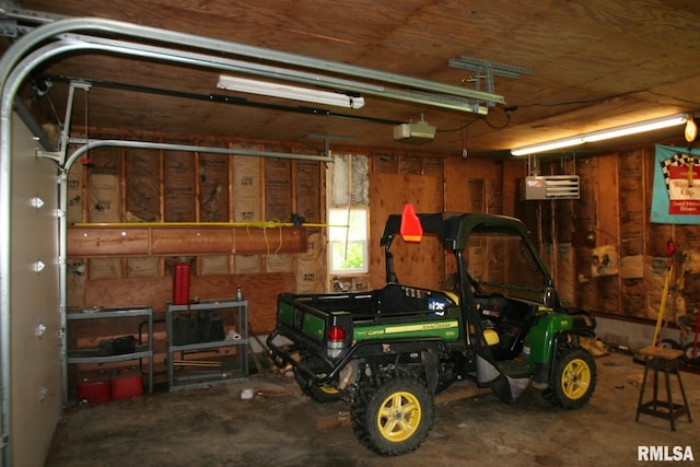 29724 Allentown Rd, Mackinaw, IL 61755 - garage with a garage door opener