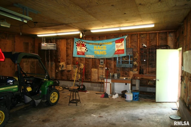 29724 Allentown Rd, Mackinaw, IL 61755 - garage with a heating unit