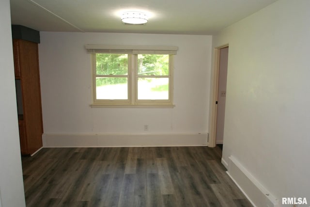 29724 Allentown Rd, Mackinaw, IL 61755 - spare room featuring dark wood-style flooring