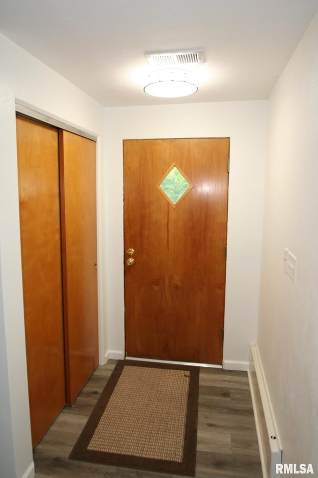 29724 Allentown Rd, Mackinaw, IL 61755 - entryway with wood finished floors