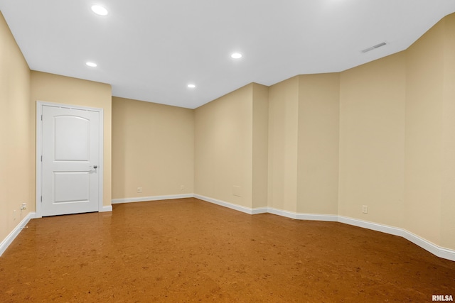 4851 Sheridan Rd, Groveland, IL 61535 - unfurnished room with baseboards and recessed lighting