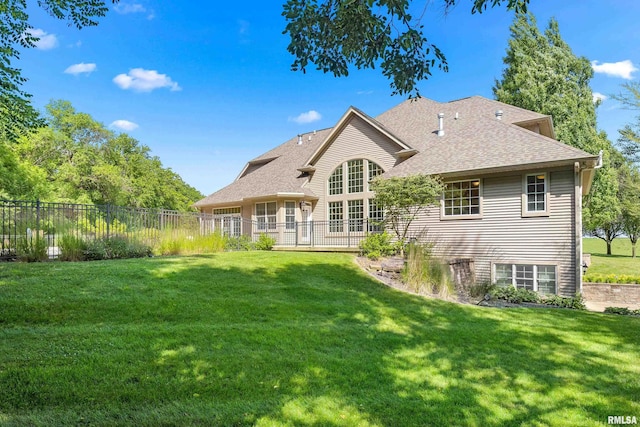 4851 Sheridan Rd, Groveland, IL 61535 - back of property featuring roof with shingles