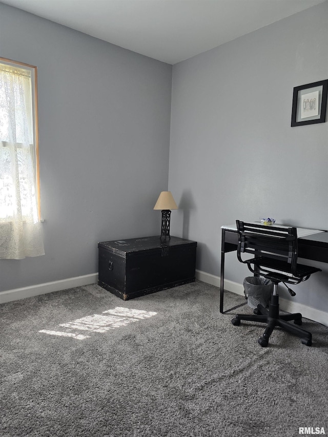 1704 Heisel Ave, Pekin, IL 61554 - home office featuring baseboards and carpet floors
