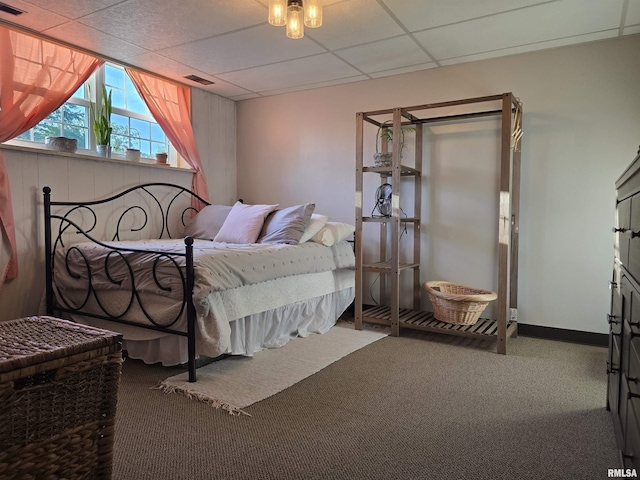 1704 Heisel Ave, Pekin, IL 61554 - bedroom featuring carpet and a drop ceiling