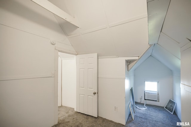 1107 E Frye Ave, Peoria, IL 61603 - additional living space featuring carpet flooring, lofted ceiling, and cooling unit