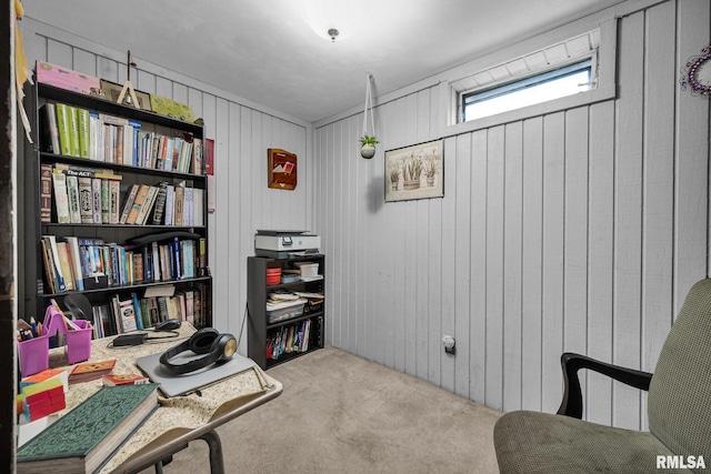 2816 N Kingston Dr, Peoria, IL 61604 - carpeted office with wood walls