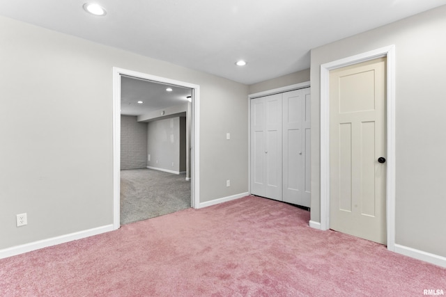 1604 Savile Ln, Washington, IL 61571 - unfurnished bedroom featuring carpet floors, recessed lighting, and a closet