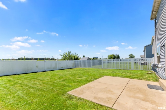 1604 Savile Ln, Washington, IL 61571 - fenced backyard with a patio area