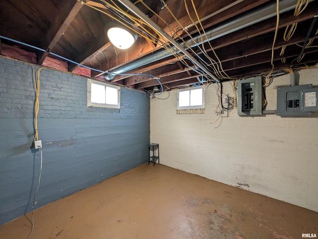1101 S 4th St, Pekin, IL 61554 - basement featuring electric panel and healthy amount of natural light
