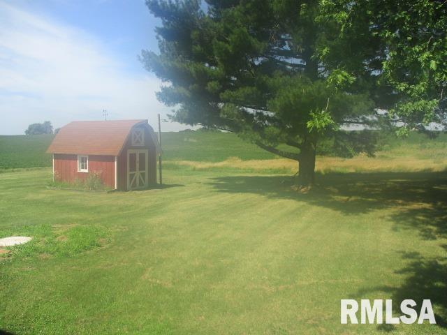 1265 Spring Bay Rd, East Peoria, IL 61611 - view of green lawn with a shed