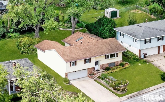1729 W Willow Wood Dr, Peoria, IL 61614 - view from above of property