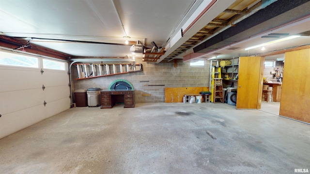 1729 W Willow Wood Dr, Peoria, IL 61614 - garage with a garage door opener