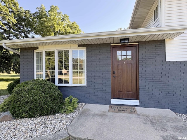 276 E Far Hills Dr, East Peoria, IL 61611 - entrance to property featuring brick siding