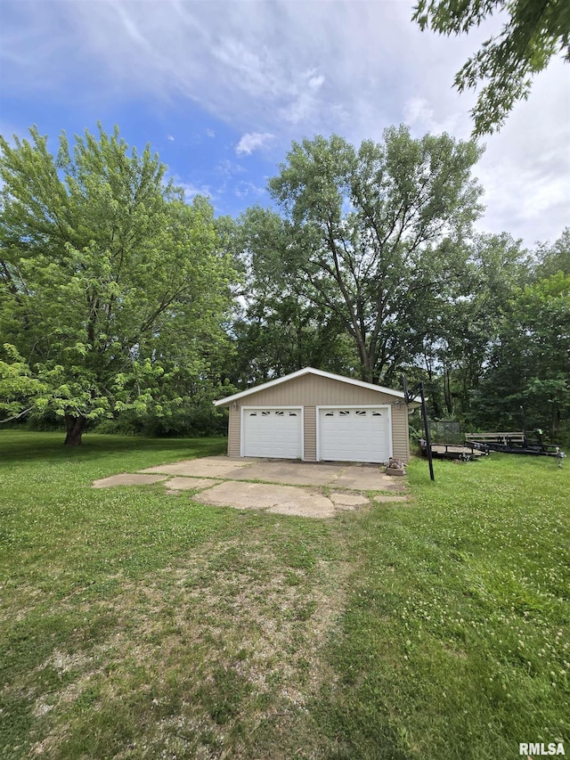 1515 Lakeview Rd N, Dahinda, IL 61428 - view of detached garage