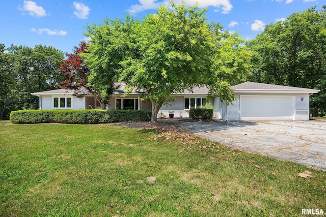 22475 N Main St, Morton, IL 61550 - single story home with an attached garage, driveway, and a front yard