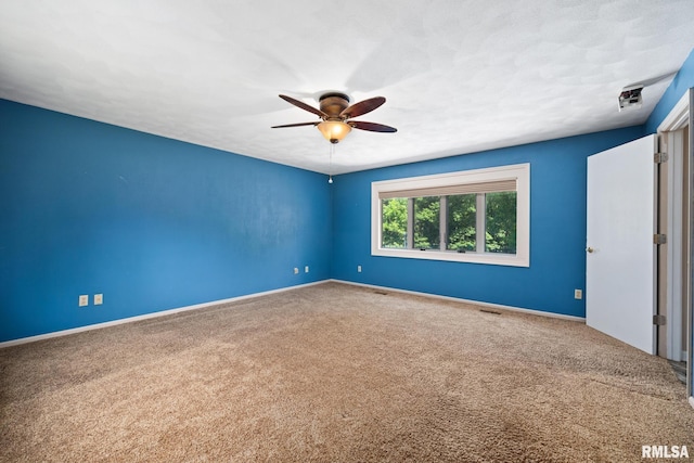22475 N Main St, Morton, IL 61550 - carpeted spare room with a ceiling fan and baseboards