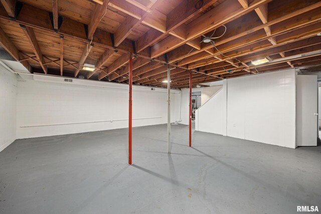 22475 N Main St, Morton, IL 61550 - view of unfinished basement