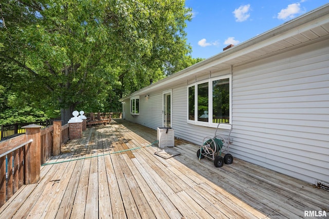 22475 N Main St, Morton, IL 61550 - view of wooden deck