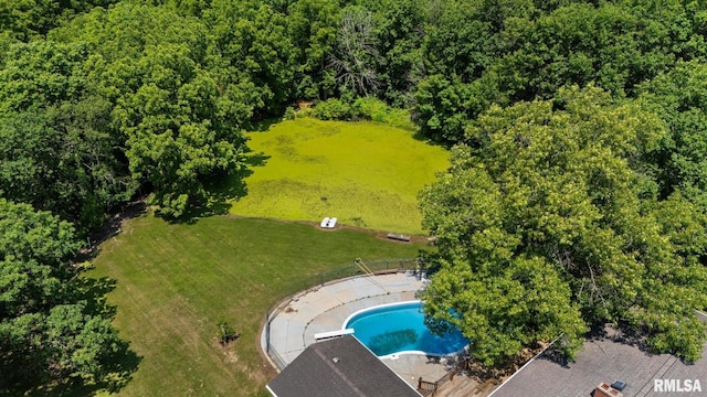 22475 N Main St, Morton, IL 61550 - drone / aerial view of a pool area