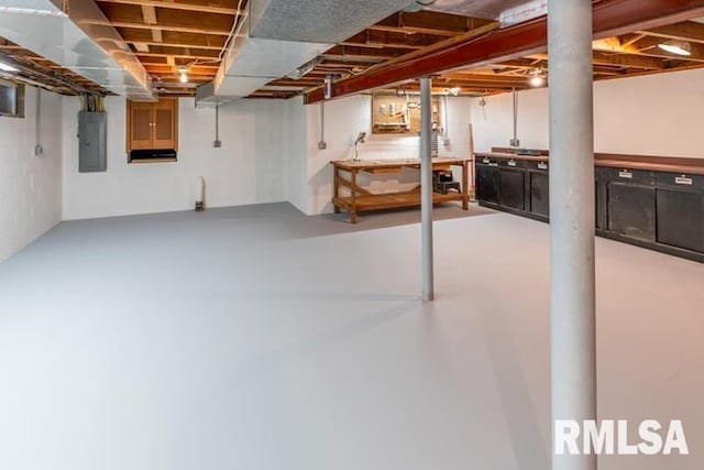 210 W Wolf Rd, Peoria, IL 61614 - basement featuring electric panel