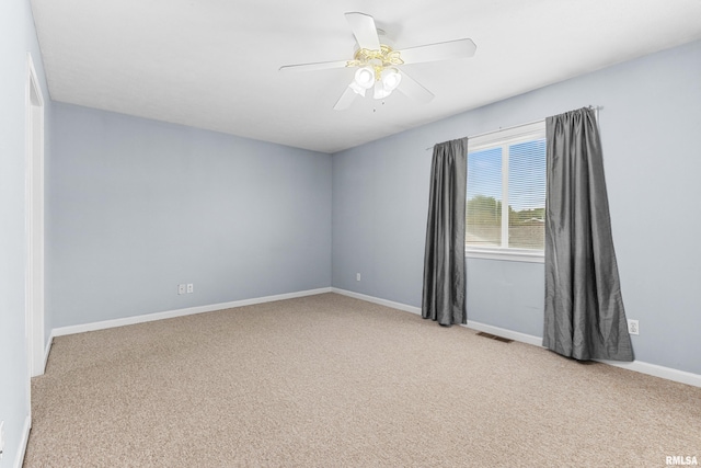 2024 S 2nd Ave, Morton, IL 61550 - carpeted empty room featuring ceiling fan and baseboards