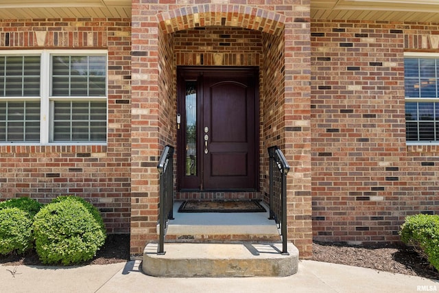 2627 W Lake Pointe Ter, Peoria, IL 61614 - property entrance featuring brick siding