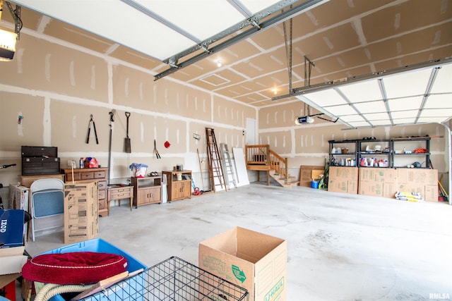 2203 W Gerald Ct, Peoria, IL 61615 - garage with a garage door opener