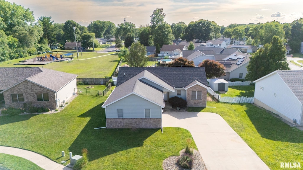 1709 Hope Ct, Pekin, IL 61554 - aerial view of residential area