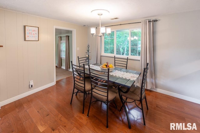 926 Birchwood Dr, Washington, IL 61571 - dining space with wood finished floors and a chandelier