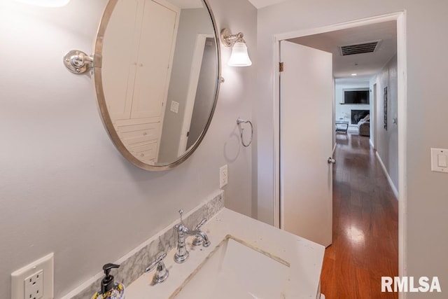 926 Birchwood Dr, Washington, IL 61571 - bathroom with wood finished floors