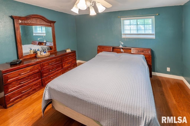 926 Birchwood Dr, Washington, IL 61571 - bedroom featuring wood finished floors and a ceiling fan