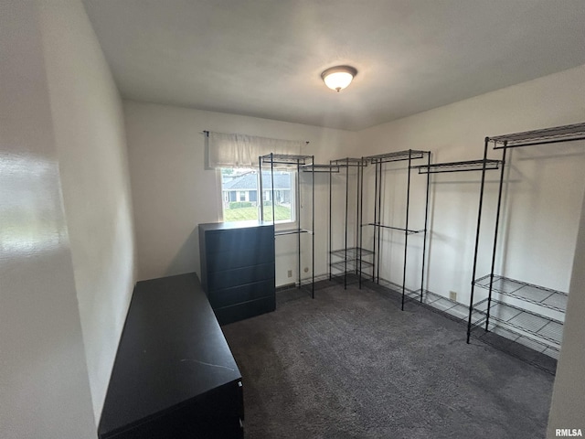 3406 W Brookside Dr, Peoria, IL 61615 - unfurnished bedroom featuring dark carpet