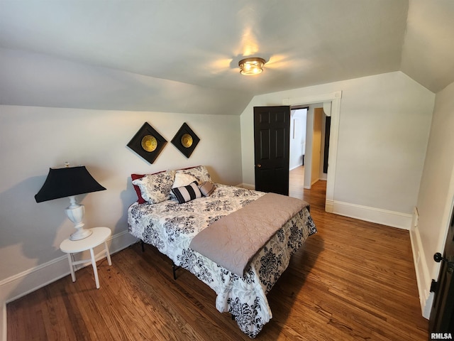 600 E Jefferson St, Washington, IL 61571 - bedroom featuring lofted ceiling and wood finished floors