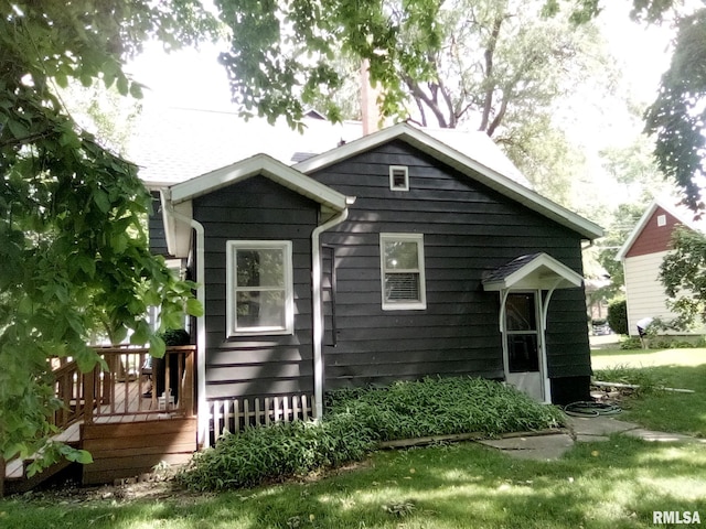 600 E Jefferson St, Washington, IL 61571 - back of house with a deck